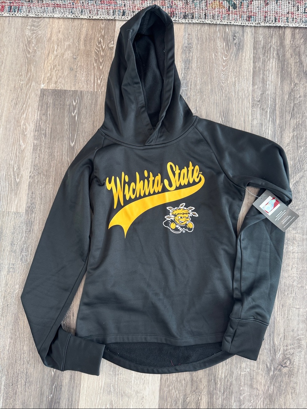 Champion Black Wichita State University Pullover Hoodie -NEW WITH TAGS.